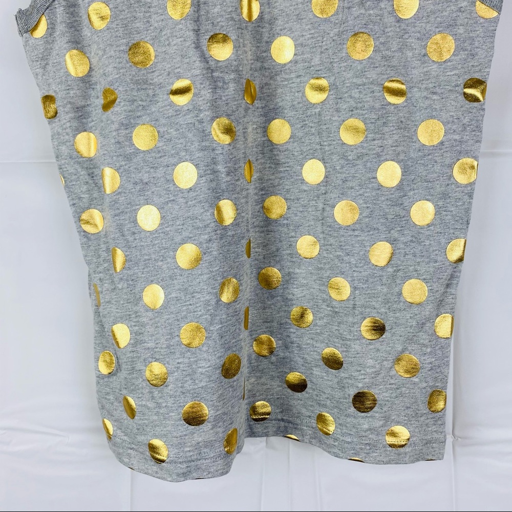 Gorman Grey & Gold Sleeveless Tank Top Size 8 - Picture 10 of 11